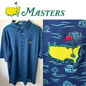 Peter Millar Masters Golf Polo Shirt Medium M